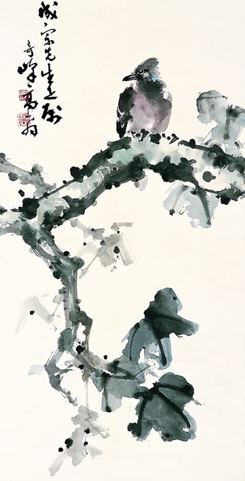 A Lingnan style of painting from China. 